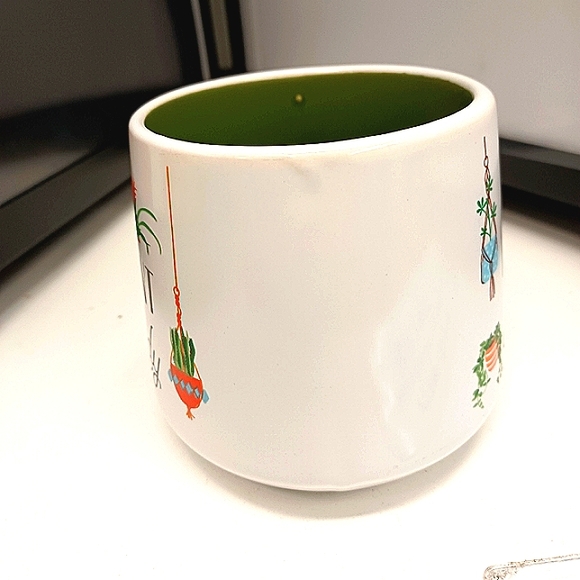 PLANT LADY Graphic Garden Coffee Mug Decor or Planter NWT - Picture 6 of 8